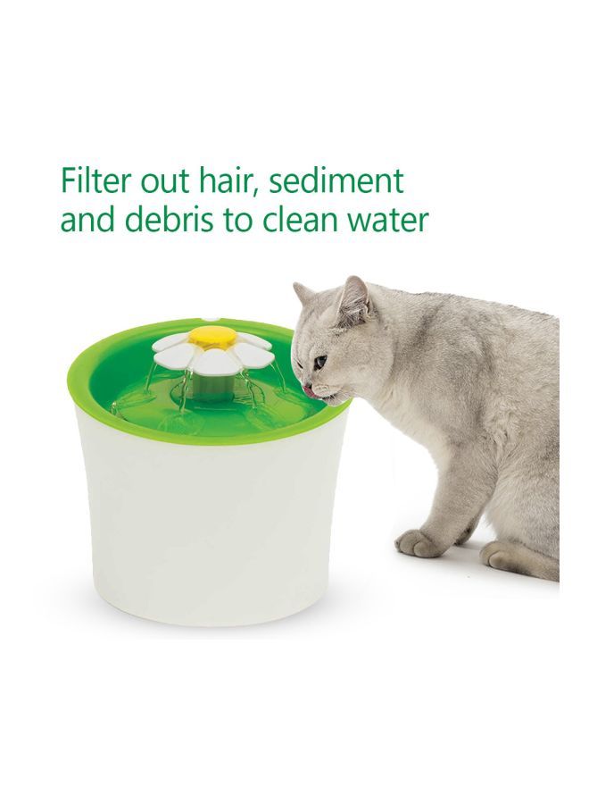 NIBEMINENT 8-Piece Water Fountain Filter Set White - Image 3