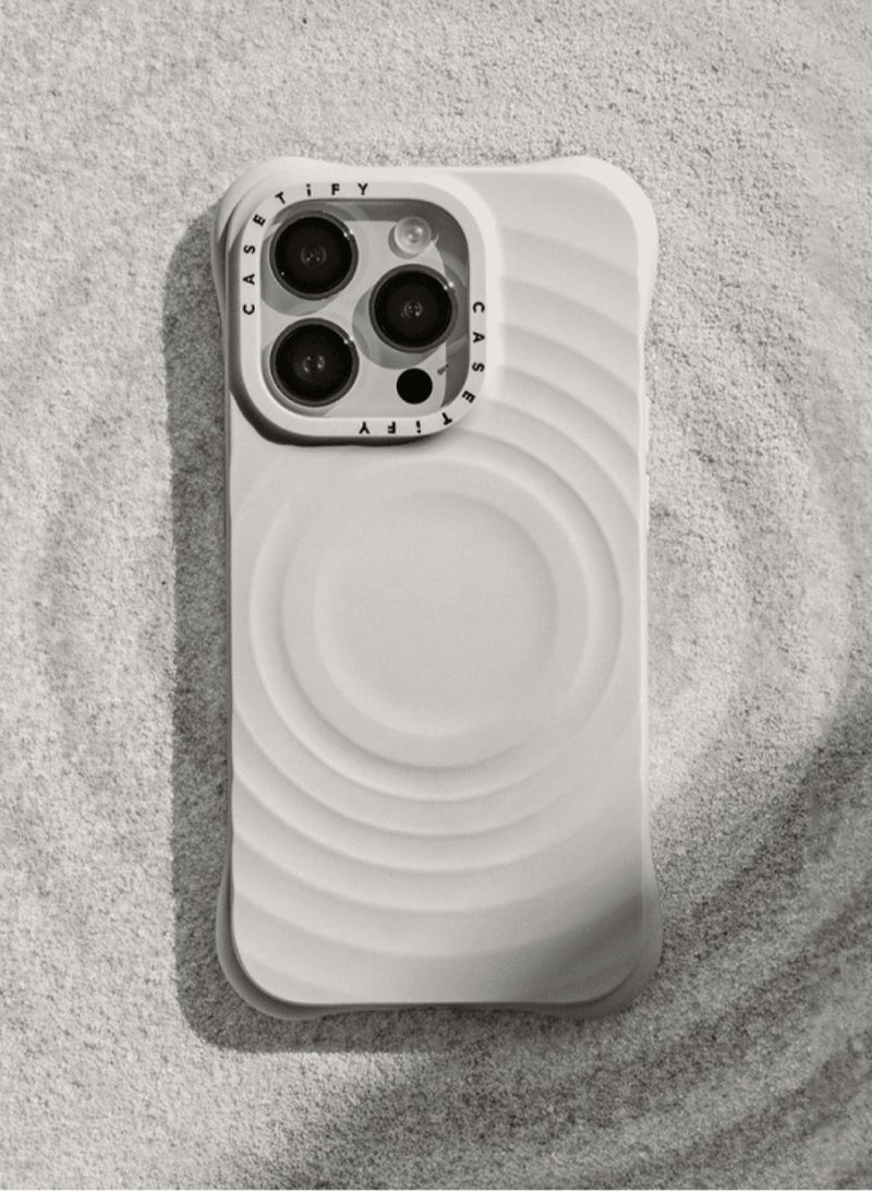 Casetify Ripple Case, Impact Protection Shock Absorbing Cover, Anti-Microbial, Slim & LightWeight, Wireless Charging Compatible（White） - Image 5