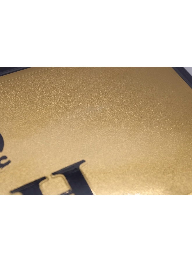 Kovar Directional And Instructional Sign Set, Exit, Push, Close, Pull With Arabic Translations, Durable Gold Finish, Easy To Mount-Push - Image 2