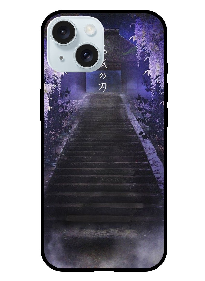 Protective Case Anti Scratch Shock Proof Bumper Cover For iPhone 15 Demon slayer