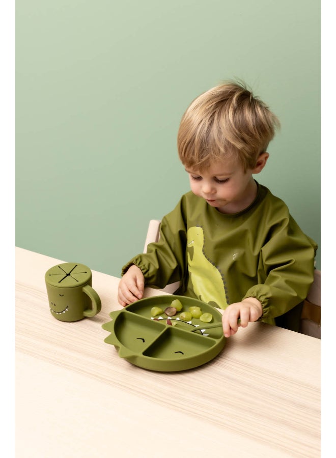 Trixie Waterproof Long Sleeve Bib With Pocket - Mr. Dino - Image 5