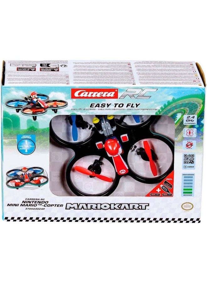 Carrera RC 2.4GHz Mini Mario Copter I Officially Licensed I Rotor Protection Cage I Auto Take-off & Landing I For Ages 8+ - Image 4