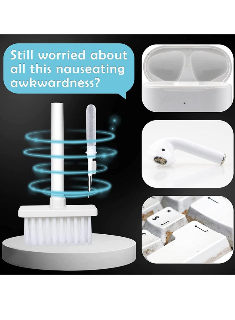 أوزيغالور مجموعة أدوات تنظيف لوحة المفاتيح بفرشاة تنظيف ناعمة 5 في 1 متعددة الوظائف للكمبيوتر - Image 5