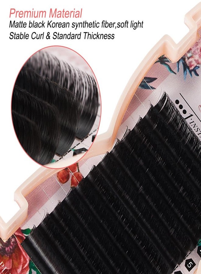 YELIX Auto Blooming Easy Fan Lash Extensions 0.05/0.07mm Thickness C/CC/D Curl 8-15mm Mixed Length, Self Fanning Volume Individual Lashes for Salon Lash Artists (CC, 0.05 Thickness 8-15mm) - Image 4