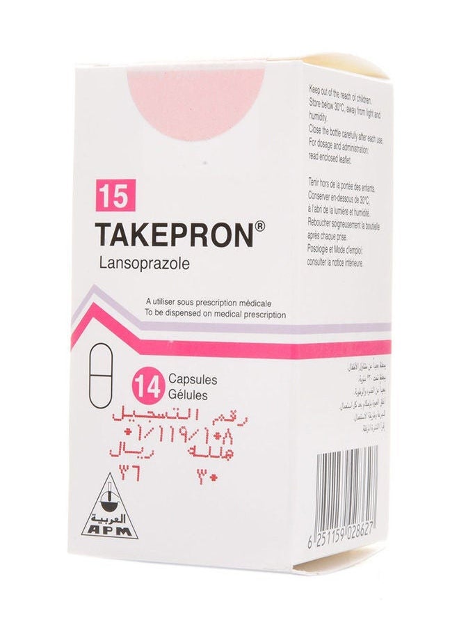 TAKEPRON - Takepron 15Mg Cap 14S - Image 1