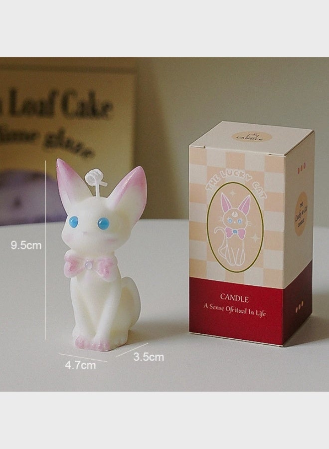 Fianser Candles Handmade Cat Kitty Home Scented 5 Hours Fragrance Aromatherapy Gift Wax Natural Soy Stress Relief Luxury Wedding Bathroom Birthday Yoga Anniversary - Image 5