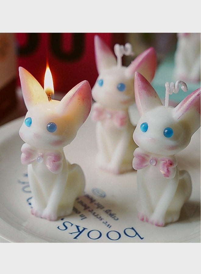 Fianser Candles Handmade Cat Kitty Home Scented 5 Hours Fragrance Aromatherapy Gift Wax Natural Soy Stress Relief Luxury Wedding Bathroom Birthday Yoga Anniversary - Image 2