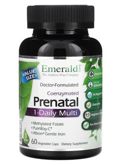Emerald Laboratories CoEnzymated Prenatal 1-Daily Multi 60 Vegetable Caps 