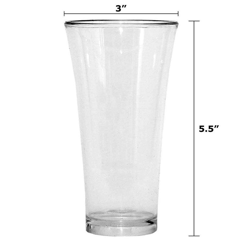 PARSE PERSONAL CARE Plastic Juice Glass 6 Pieces Transparent - Image 4