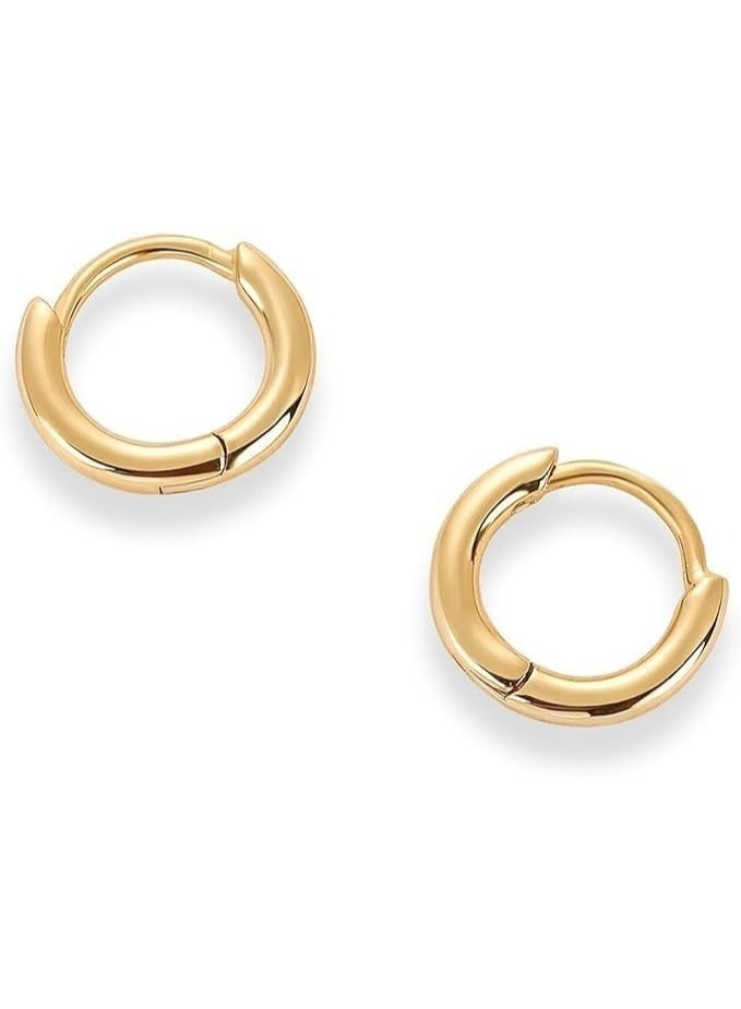 Hoop Earrings for Women and Girls - Size 3mm  - Image 1