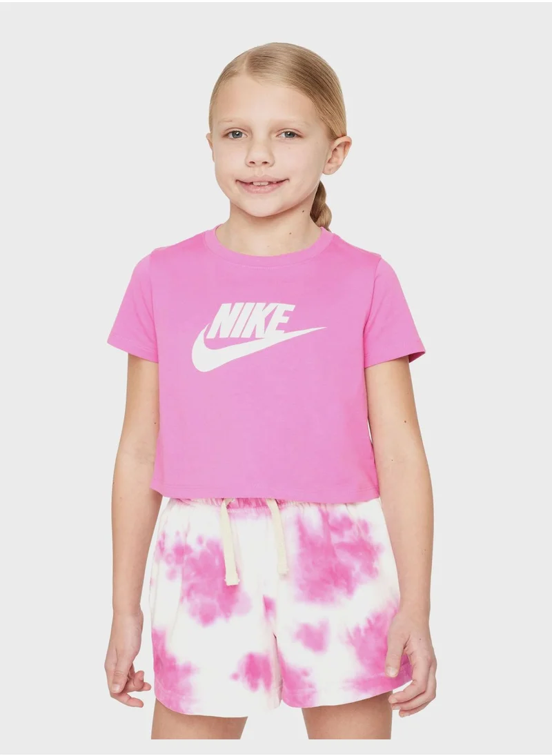 Nike Youth Nsw Futura Cropped T-Shirt