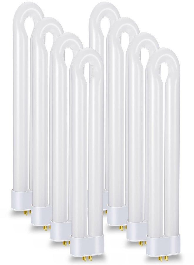 Kittmip Bug Zapper Replacement Bulb 15 W U Shaped Twin Tube Bulb Indoor Outdoor Bug Zapper Light with 4 Pin Base(White,8 Pieces) - Image 1