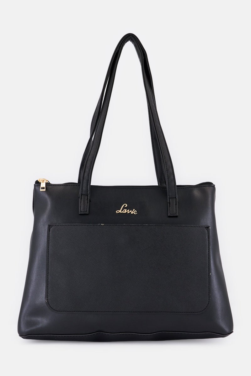 Lavie Women Brand Logo Tote Bag, Black - Image 1