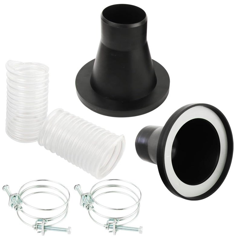 O'Skool 4"" Port Magnetic Dust Collector System Black - Image 1
