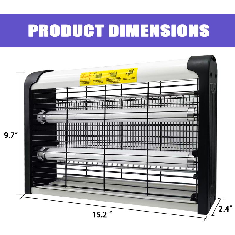 BAIMNOCM 20W Electric Indoor Bug Zapper, Mosquito Trap with UV Light, Insect Killer Eliminator for Home, Office, Restaurant - Image 5
