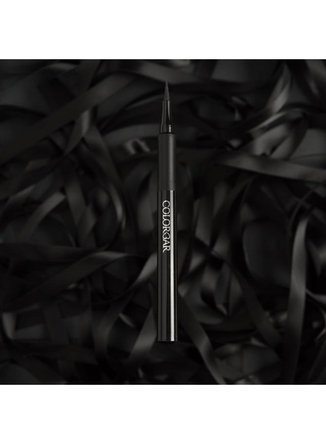 Colorbar Ultimate Eye Liner, Black, 1ml | Waterproof | Transfer-proof | Lasts upto 16 hours - Image 3