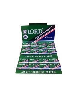 Lord Classic Super Stainless Double Edge Safety Razor Blades 100 Blades (20X5)  - Image 2