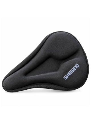 Gel padded bike saddle cover, unisex comfortable pad for men and women