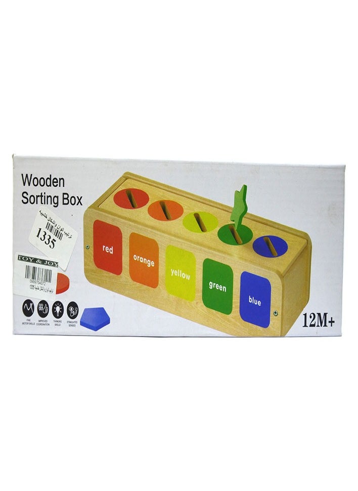 Shape and color knowledge box 
