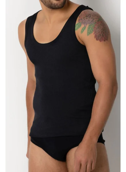 Hepsine Rakip Rivaling All Men's Strappy Bamboo Camisole Undershirt Ribbed Flexible Quality Undershirt