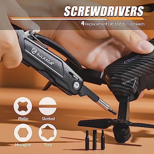 SULKADA Gifts for men,Multitool Hammer 15 in 1 Camping Accessories Survival Gear,Valentines gifts Unique Brithday Gift Ideas - Image 5