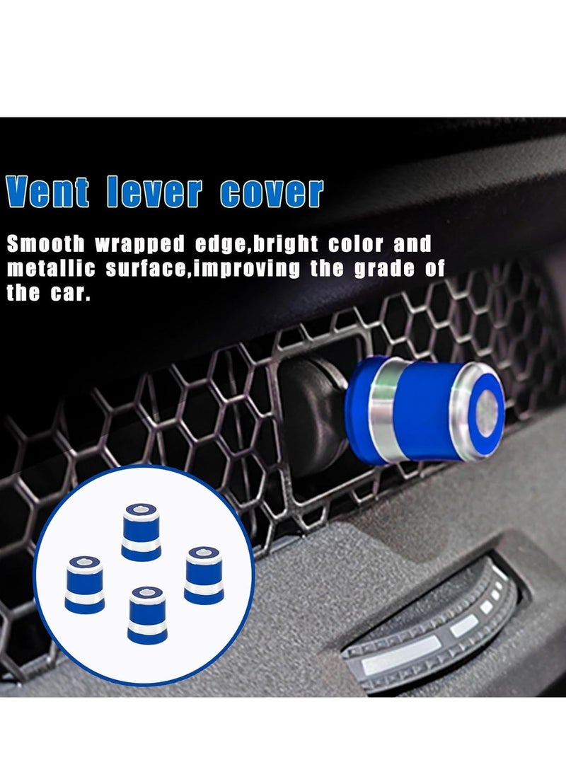 9PCS Air Conditioning Knob Cover Compatible with 2023 2024 Honda CRV 11th Gen Civic 2022-2024 Aluminum Control Console Engine Start/Stop Push Button Ring Vent AC Volume Accessories - Image 2