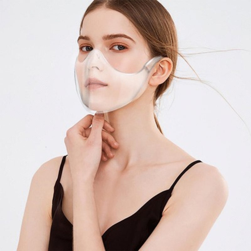 2020 Fashion Outdoor Durable Face Protection Face Shield Transparent Full Face Mask Sport Perfect Fit for Face Reusable Washable - Image 4