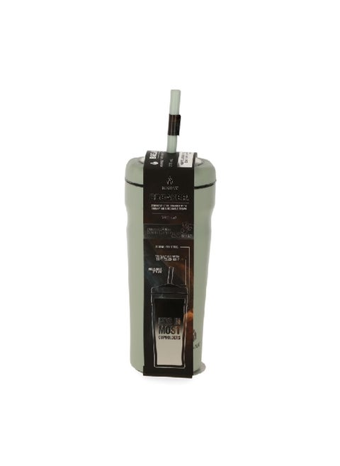Breaker Stainless Steel Tumbler with Tritan Lid and Reusable Straw Misty Marsh 709 ml AC55359