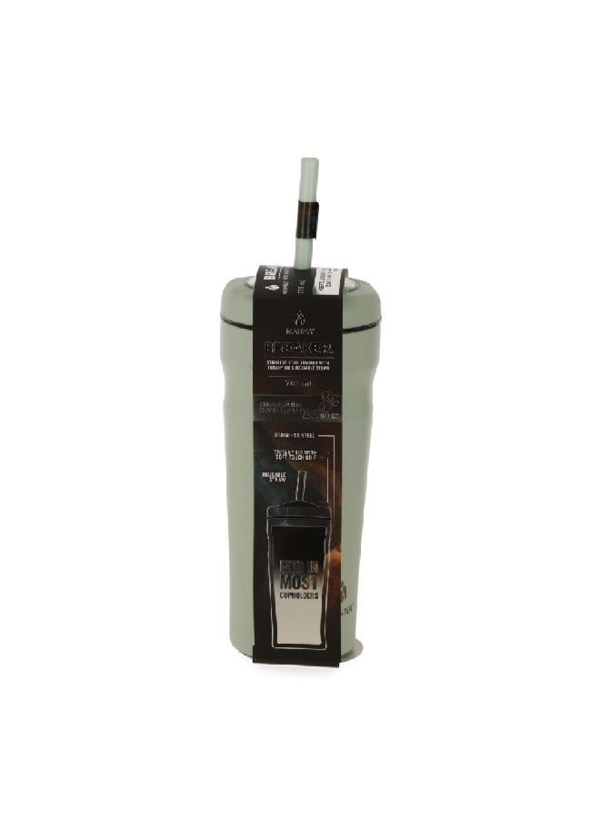 MANNA - Breaker Stainless Steel Tumbler with Tritan Lid and Reusable Straw Misty Marsh 709 ml AC55359 - Image 1