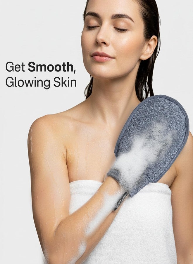Yiclick Heavy Exfoliating Gloves Mitts, Exfoliating Body Scrubber Exfoliator For Shower Bath, Korean Body Scrub Mitts for Dead Skin Remover, Loofah Luffa Sponge Wash Cloth For Men Women - Image 4