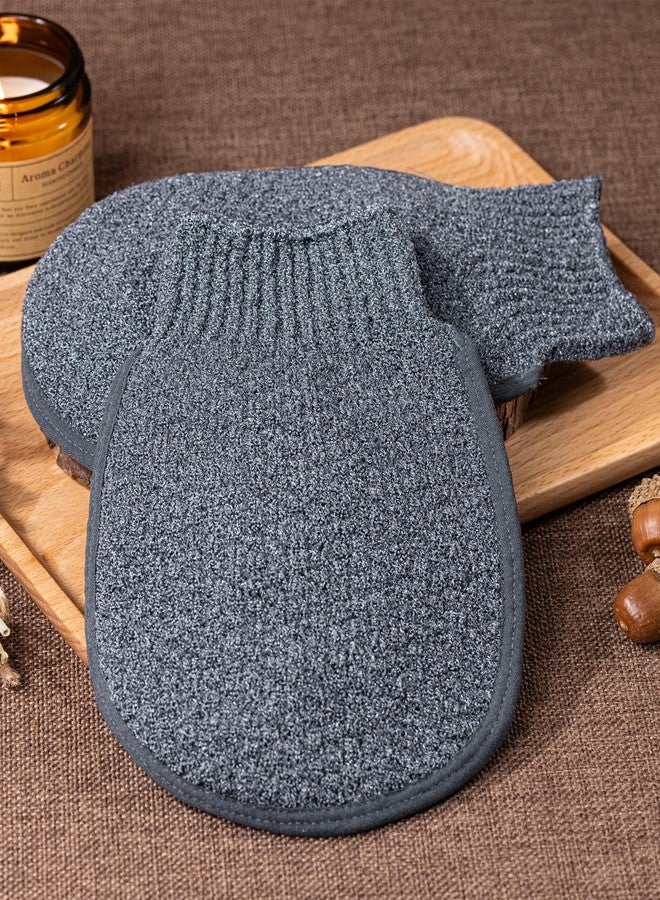 Yiclick Heavy Exfoliating Gloves Mitts, Exfoliating Body Scrubber Exfoliator For Shower Bath, Korean Body Scrub Mitts for Dead Skin Remover, Loofah Luffa Sponge Wash Cloth For Men Women - Image 2