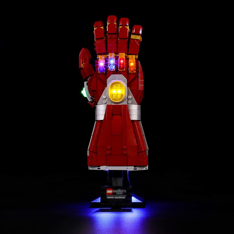 BRIKSMAX طقم إضاءة LED من BRIKSMAX لـ LEGO-76223 قفاز نانو - متوافق مع نموذج كتل البناء من مارفل LEGO - لا يتضمن مجموعة LEGO - Image 1