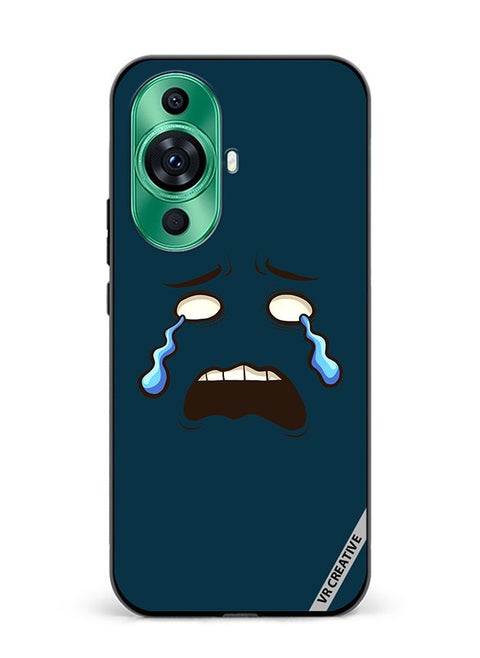 Protective Case Cover For Huawei nova 11 Crying Face Design Multicolour