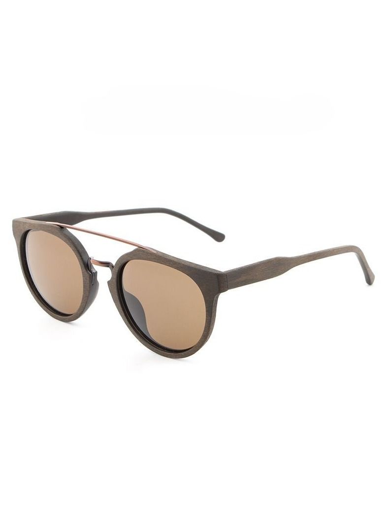 HDCRAFTER New Wood Grain Polarized Sunglasses - Image 1