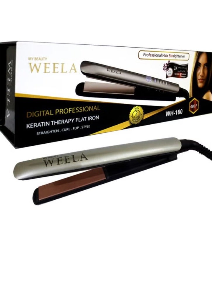 weela Professional Digital Hair Straightener for Keratin Treatment WH-160