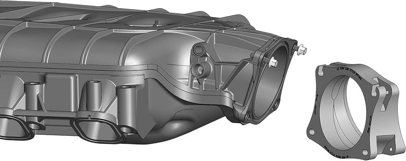 HOLLEY 717-15 Throttle Body Angle Adapter - LS and LT, and LT4 Intakes - Image 4