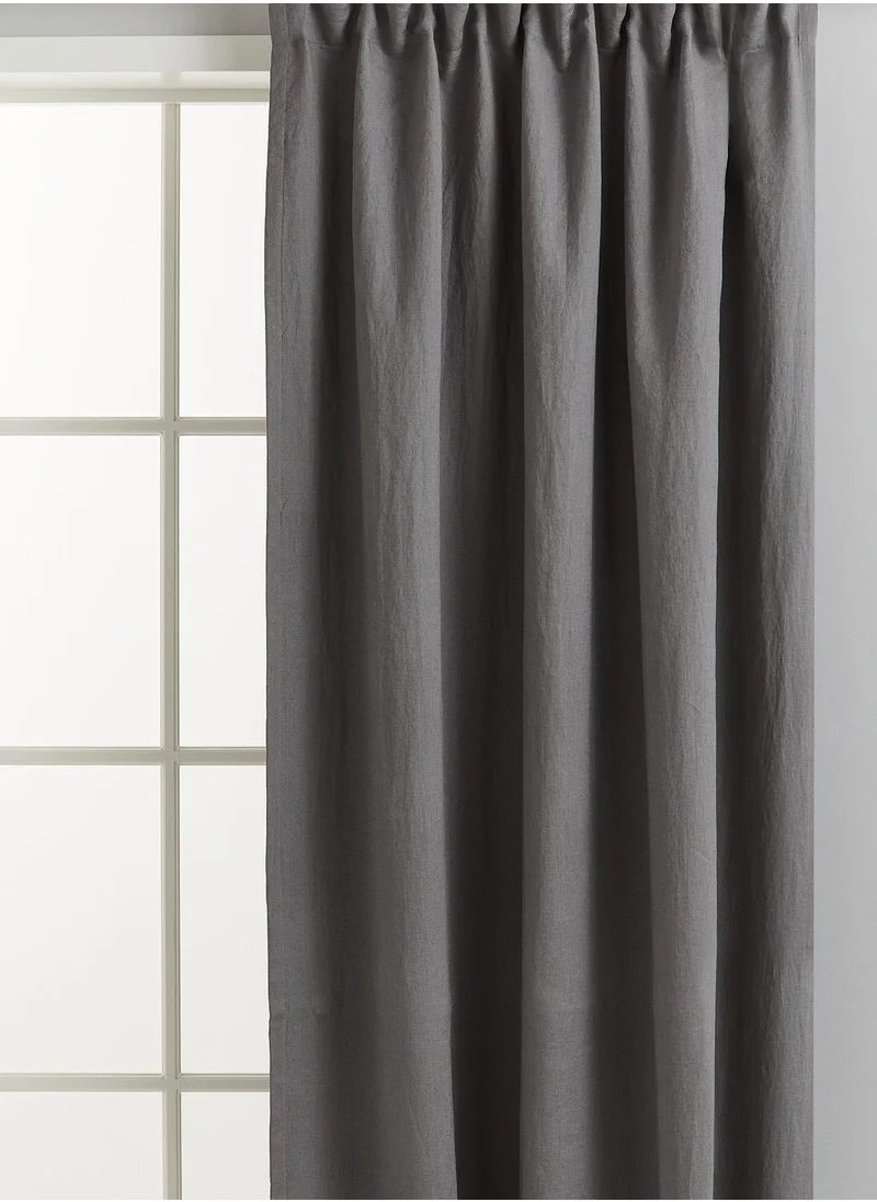 H&M 2-Pack Linen Blackout Curtain Lengths