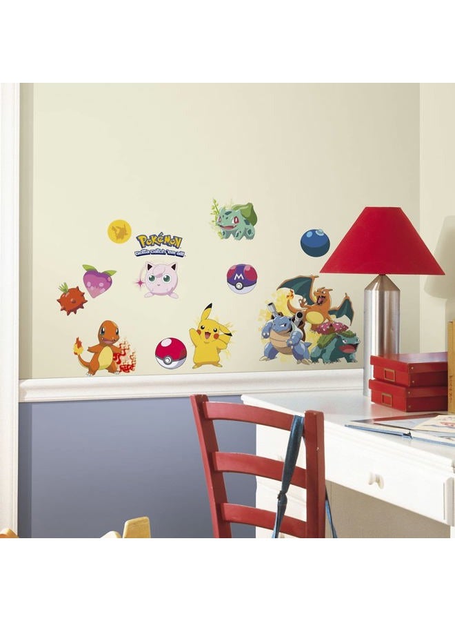 RoomMates RMK2535SCS Pokemon Iconic Peel and Stick Wall Decals - Image 2