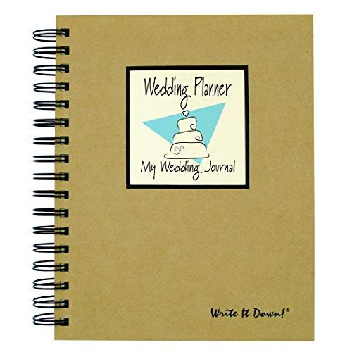 Write It Down Wedding Planner, My Wedding Journal - Kraft Hard Cover - Image 1