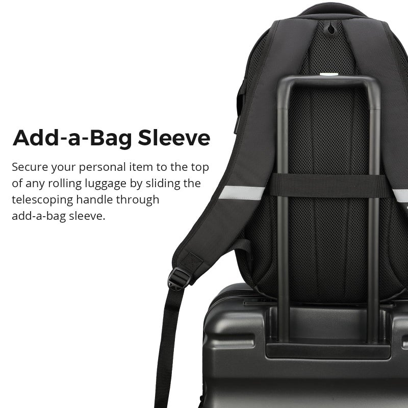 Swissdigital Laptop Backpack with USB Charging Port, Travel Backpack Fits 15.6 inches Computer, 31L Backpack for Men, Starry Sky | SD803-98 - Image 5