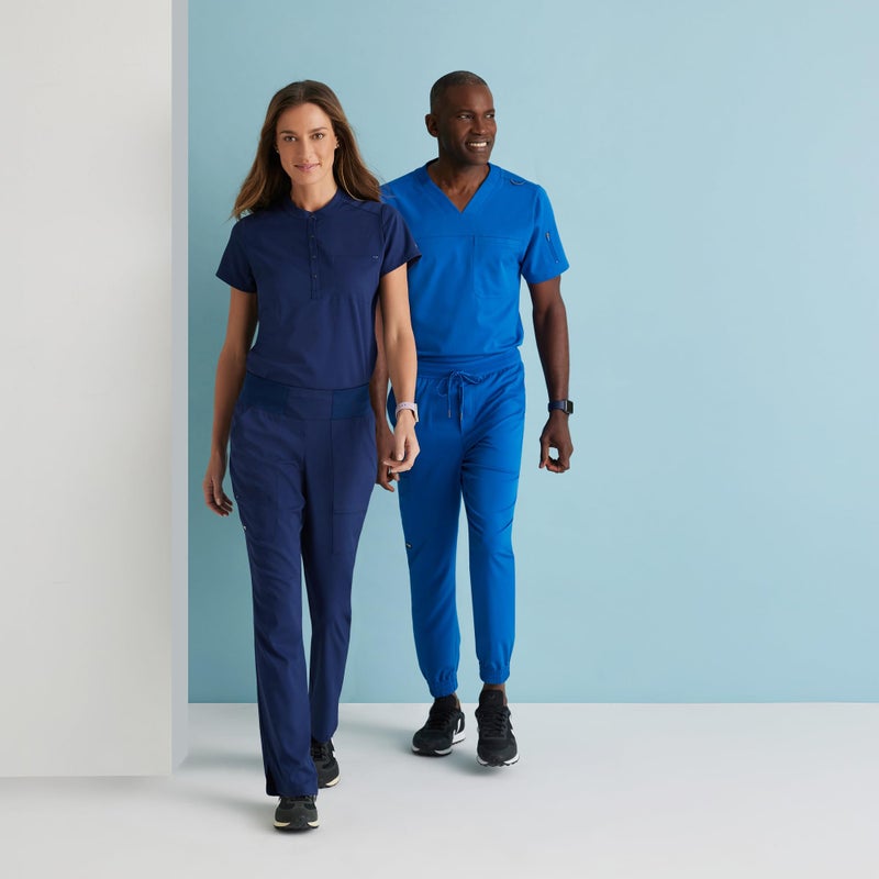 BARCO Greyâ€™s Anatomy Spandex Stretch Direct Relay Scrub Pant for Women â€“ Black, 5-Pocket Mid-Rise Scrub Pants w/Spandex Stretch, Wrinkle Release & Soil Release Fabric â€“ Small, Regular Fit - Image 3