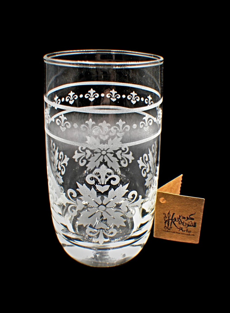 KuduArts Tumblers Glass Cups for Water Juice 6 Pieces - Image 2