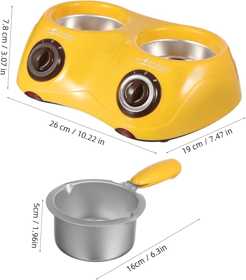 Electric Chocolate Melting Pot Double Boiler Safe Easy To Use With Molds 110V - Image 3