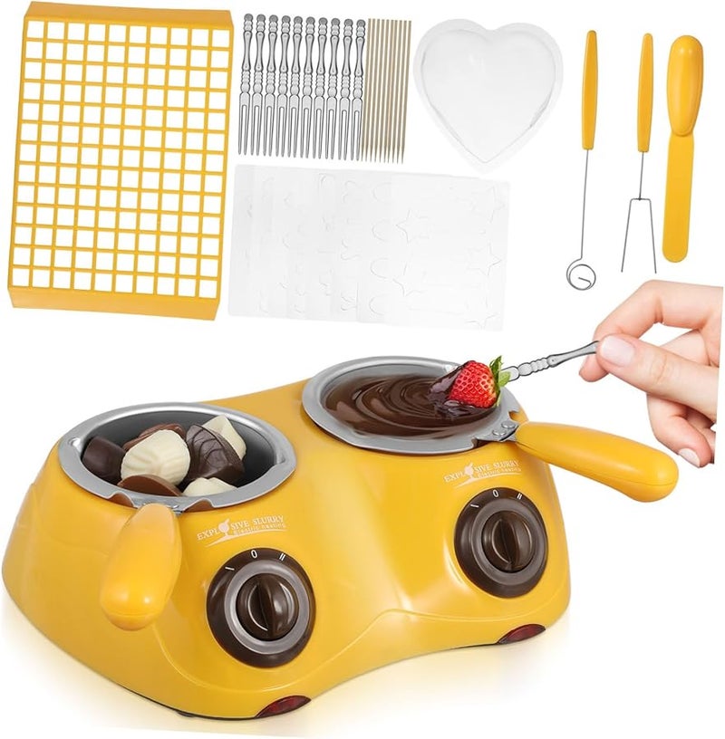Electric Chocolate Melting Pot Double Boiler Safe Easy To Use With Molds 110V - Image 2