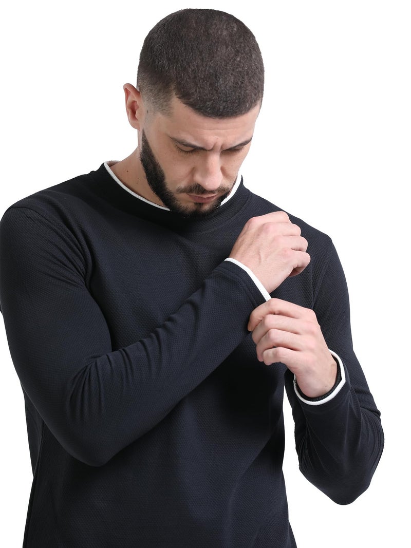 fanideaz Mens Popcorn Cotton Tshirt for Men Oversized Tshirts for Men_Black_5521_2XL - Image 2