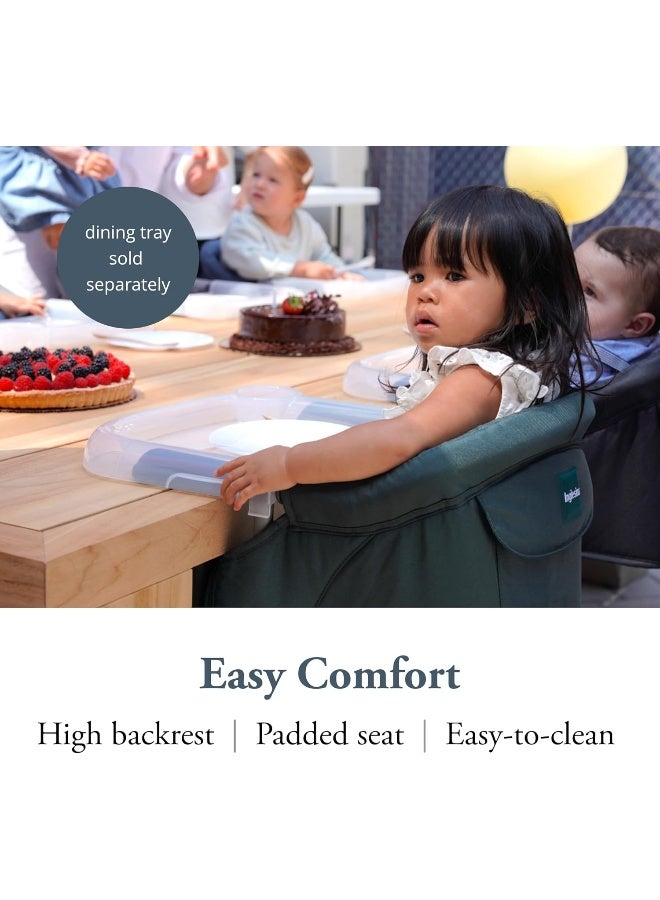 Inglesina Fast Table Chair - Award-Winning Convenient Baby High Chair - Use at Most Tables or Restaurants Without Leaving Scratches (Dark Green) - Image 4