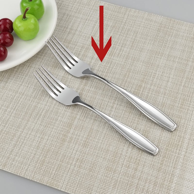 Pekky Stainless Steel Dinner Fork Set  7.8-Inch  Set Of 12 - Image 5