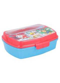 Disney Funny Sandwich Box with Cutlery Paw Patrol Comic BPA Free Portable Lunch Container for Kids Customizable Design Perfect for Disney Cars Fans  - Image 2