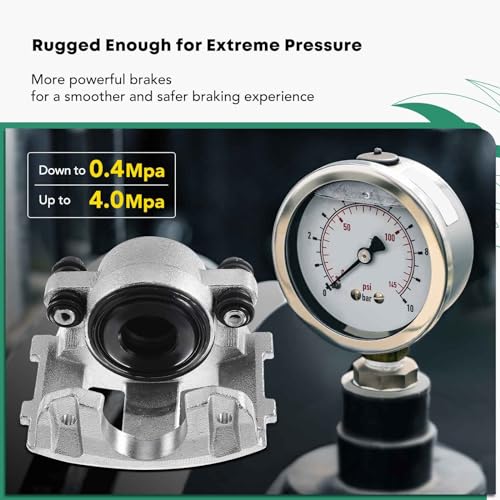 YHTAUTO Set of 2 Front Brake Caliper Assembly Compatible with Jeep Cherokee TJ Wrangler Wagoneer Comanche - Image 5