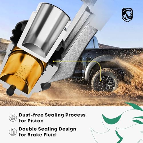 YHTAUTO Set of 2 Front Brake Caliper Assembly Compatible with Jeep Cherokee TJ Wrangler Wagoneer Comanche - Image 4